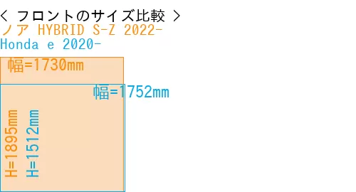 #ノア HYBRID S-Z 2022- + Honda e 2020-